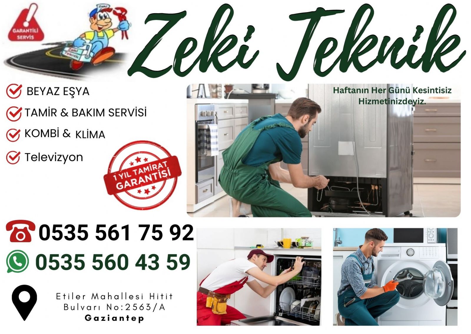Gaziantep Arçelik Servisi